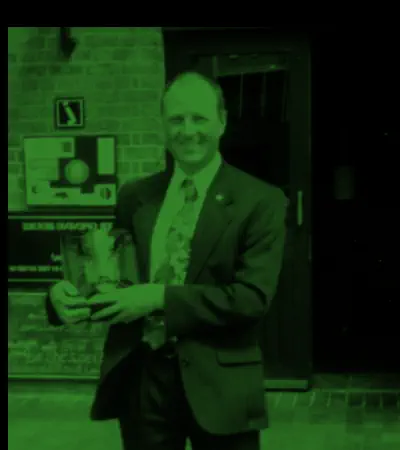 Ron Harpham wins the On-line Document of the Year 1997